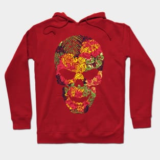 Tropical Floral Skull Hoodie